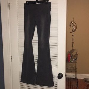 Free People Grey Flares